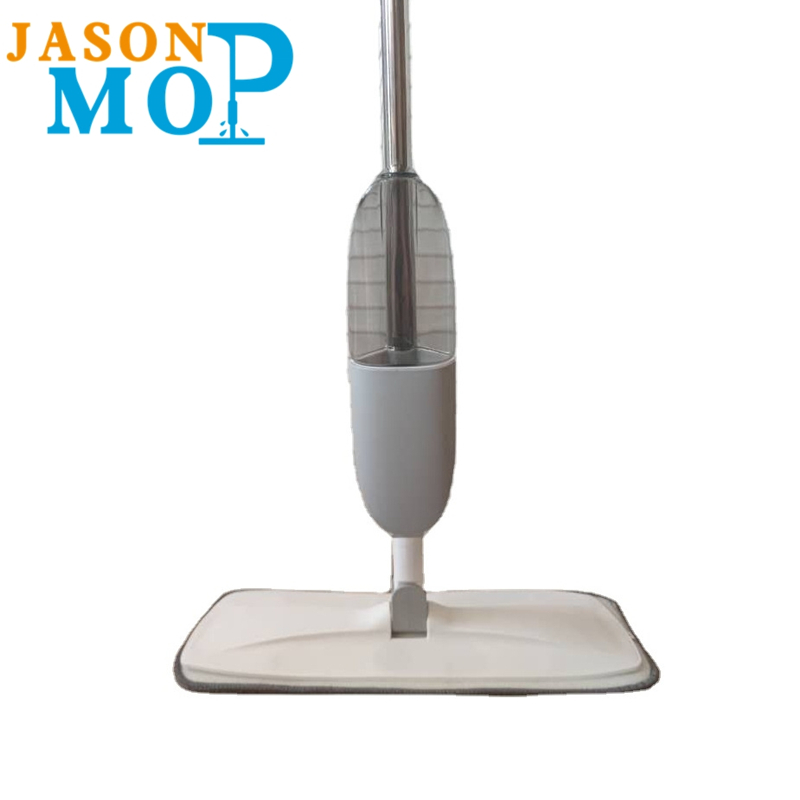 JASON 2020 Nowy mop z natryskiem wodnym z prętem płaskim z mikrofibry ze stali nierdzewnej (JS-B2010)